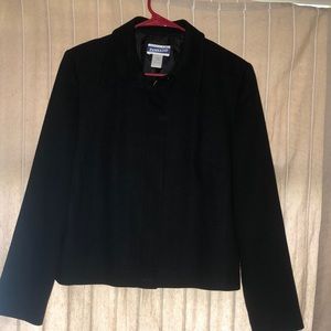 Pendleton Women's Size 10 Black Blazer Jacket Zip